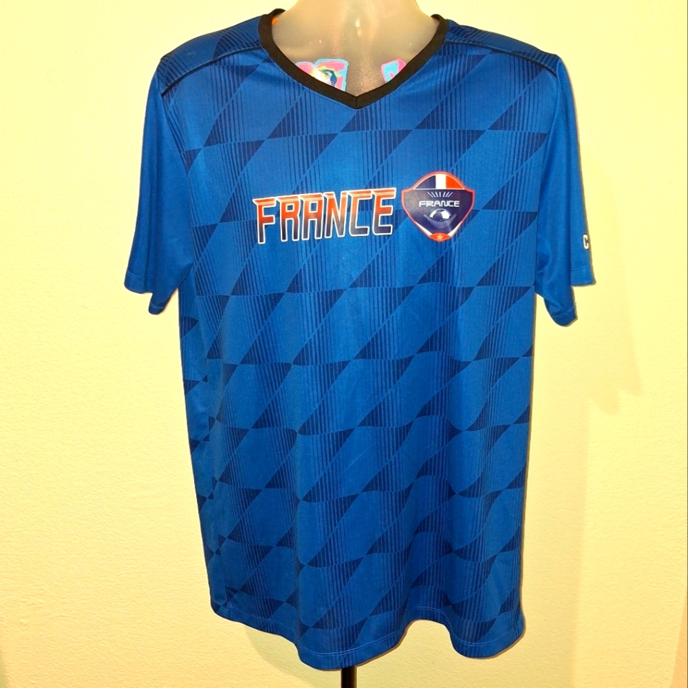 Vintage France Soccer Jersey Size XL